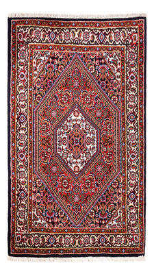 Alfombra persa - Bidjar - 110 x 67 cm - rojo
