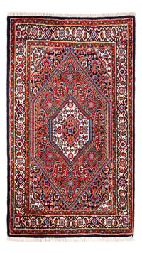 Alfombra persa - Bidjar - 110 x 67 cm - rojo