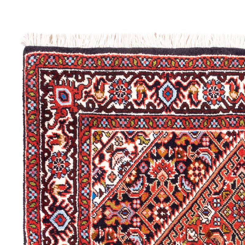 Alfombra persa - Bidjar - 104 x 72 cm - rojo