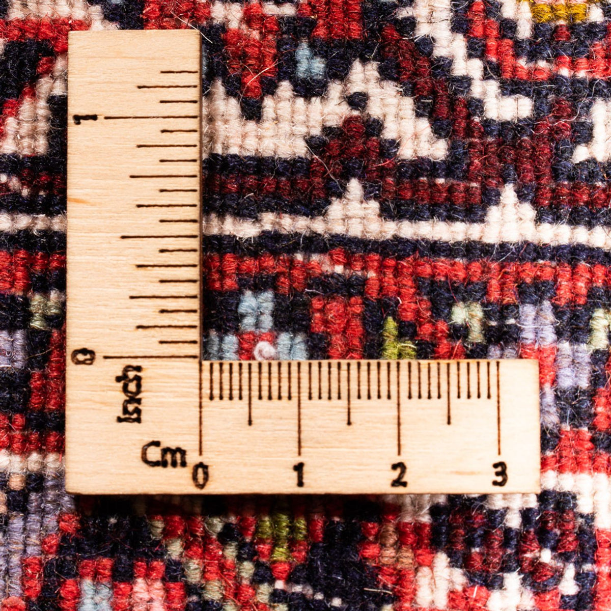 Alfombra persa - Bidjar - 104 x 72 cm - rojo