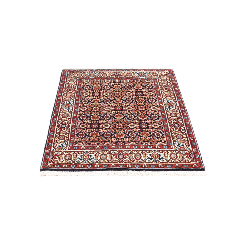 Alfombra persa - Bidjar - 98 x 72 cm - azul oscuro