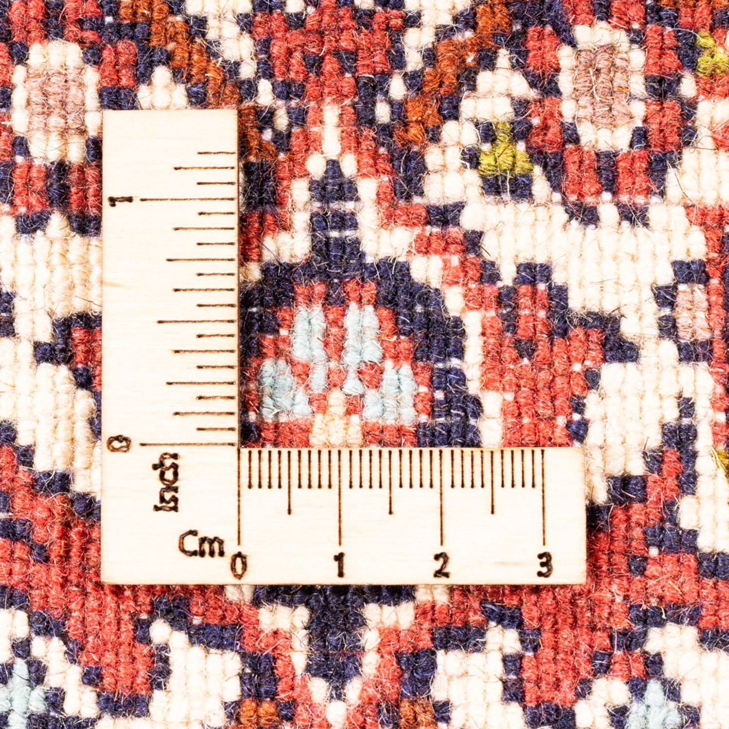 Alfombra persa - Bidjar - 98 x 72 cm - azul oscuro