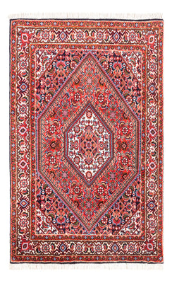 Alfombra persa - Bidjar - 108 x 70 cm - rojo