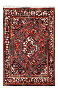 Alfombra persa - Bidjar - 104 x 70 cm - rojo