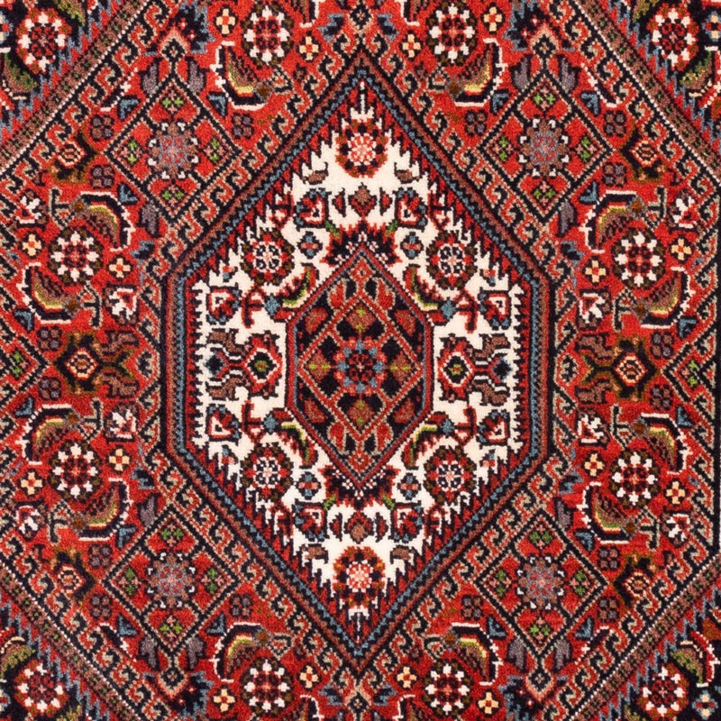Alfombra persa - Bidjar - 104 x 70 cm - rojo