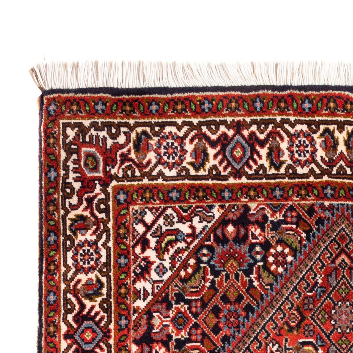Alfombra persa - Bidjar - 104 x 70 cm - rojo