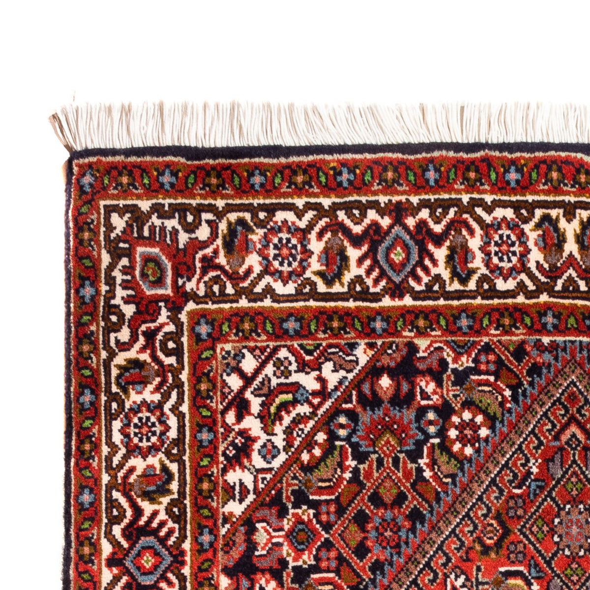 Alfombra persa - Bidjar - 104 x 70 cm - rojo