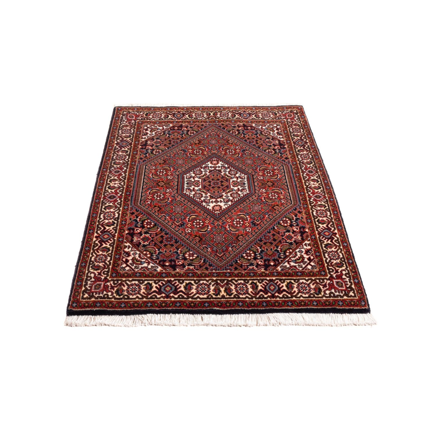 Alfombra persa - Bidjar - 104 x 70 cm - rojo