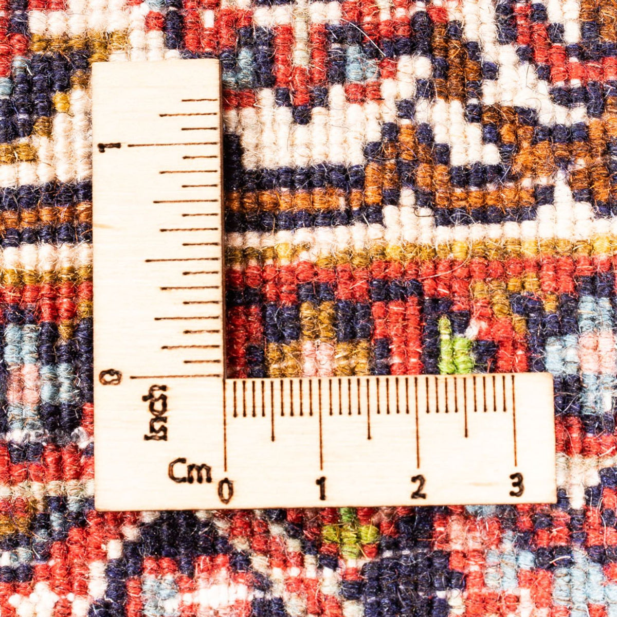 Alfombra persa - Bidjar - 104 x 70 cm - rojo