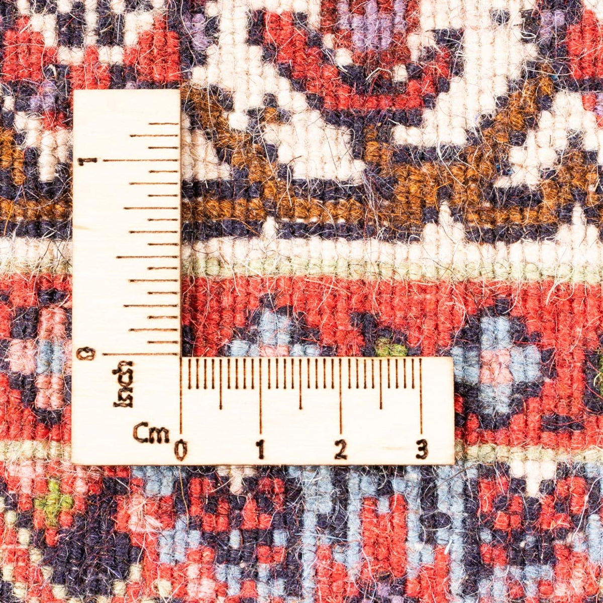 Alfombra persa - Bidjar - 100 x 70 cm - rojo