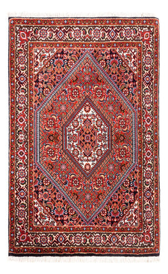 Alfombra persa - Bidjar - 105 x 70 cm - rojo
