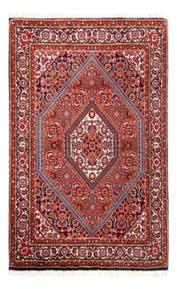 Alfombra persa - Bidjar - 105 x 70 cm - rojo