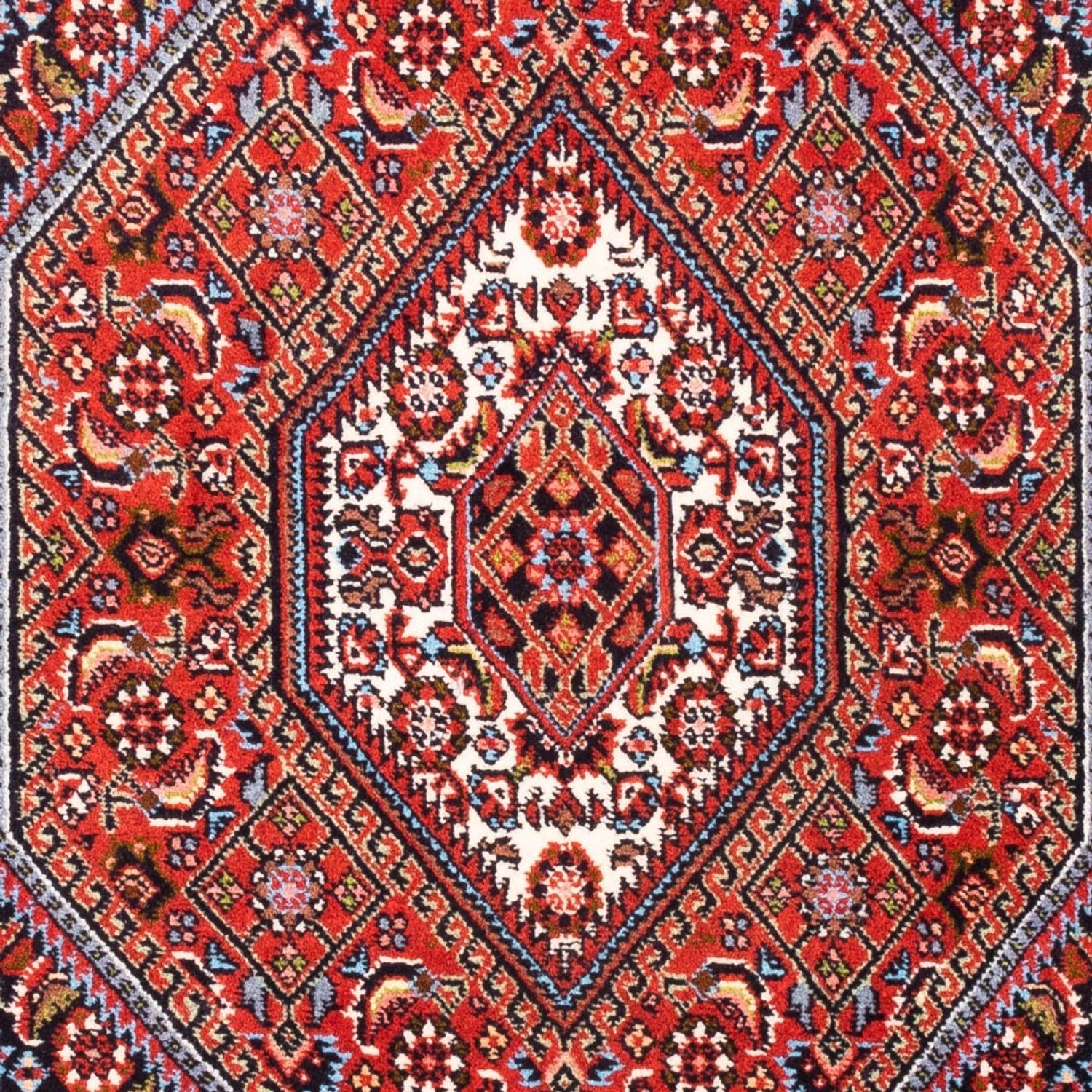 Alfombra persa - Bidjar - 105 x 70 cm - rojo
