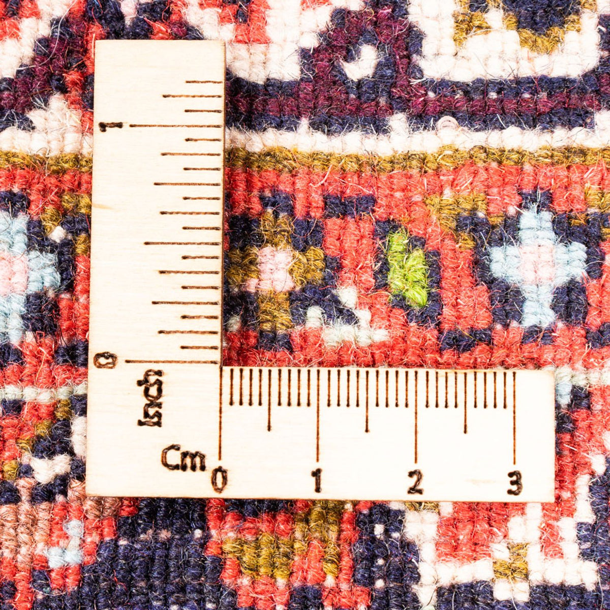 Alfombra persa - Bidjar - 104 x 72 cm - rojo