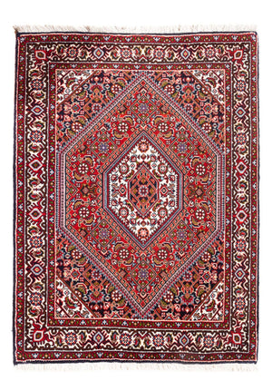 Alfombra persa - Bidjar - 94 x 72 cm - rojo