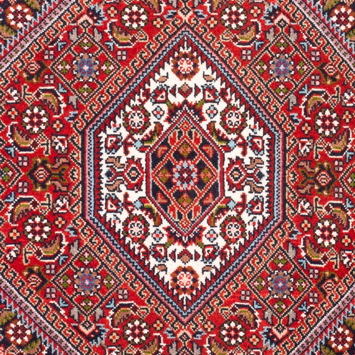 Alfombra persa - Bidjar - 94 x 72 cm - rojo