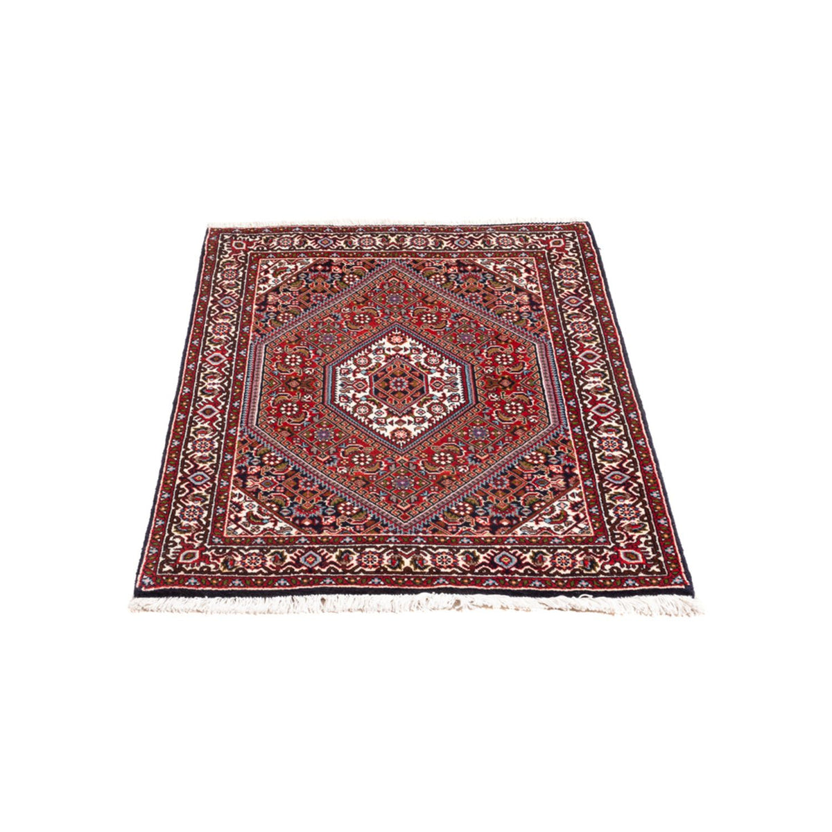 Alfombra persa - Bidjar - 94 x 72 cm - rojo