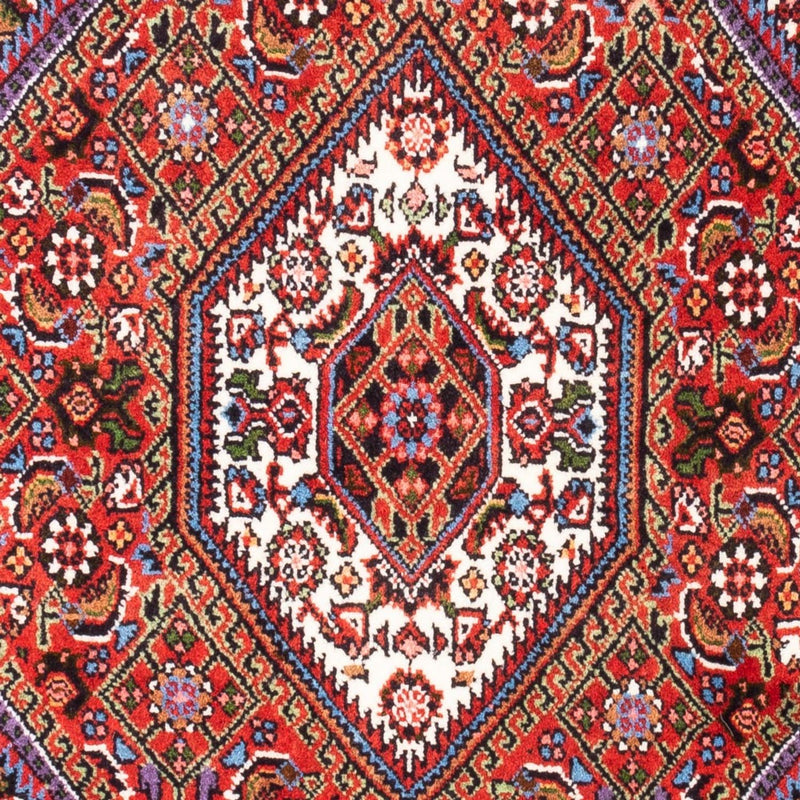 Alfombra persa - Bidjar - 104 x 70 cm - rojo