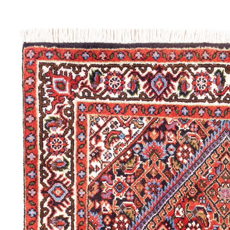 Alfombra persa - Bidjar - 104 x 70 cm - rojo