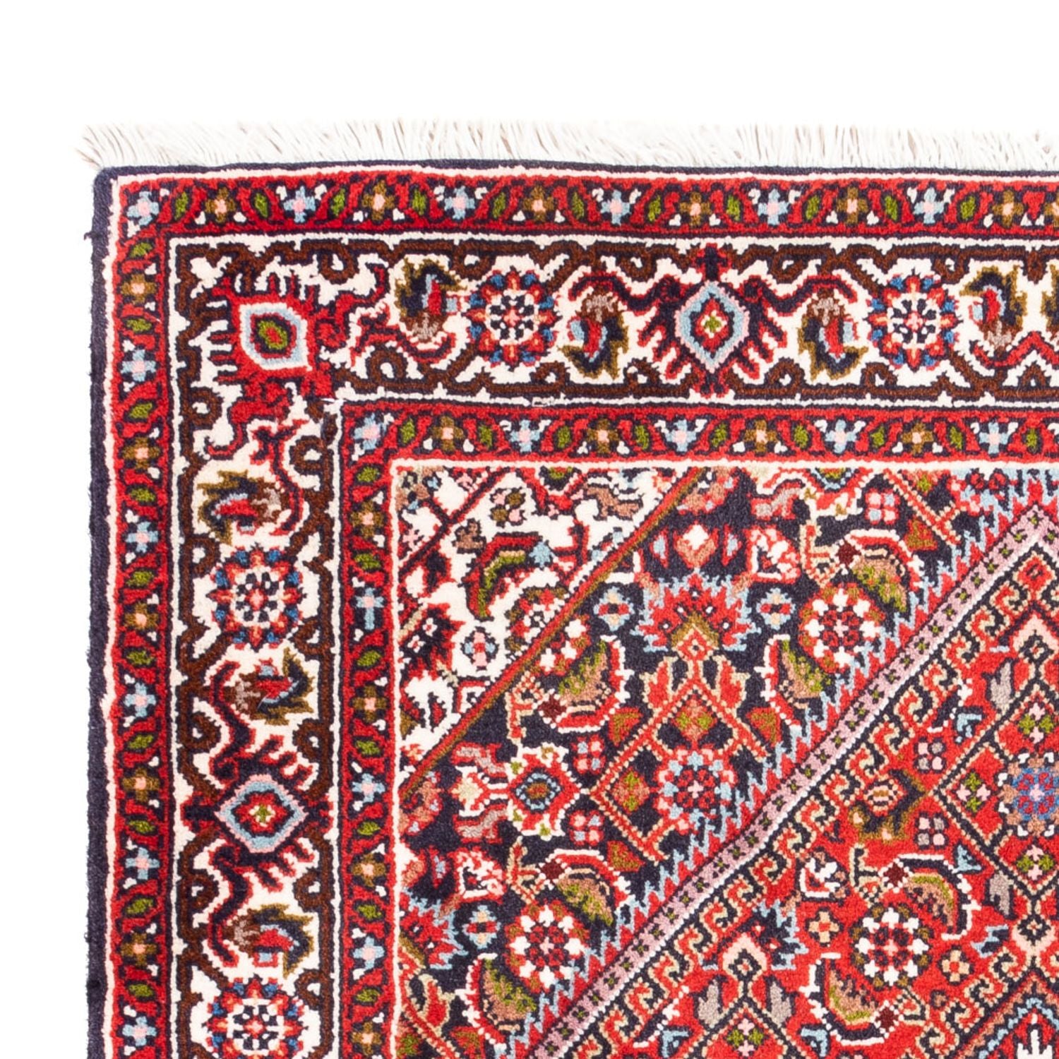 Alfombra persa - Bidjar - 95 x 72 cm - rojo