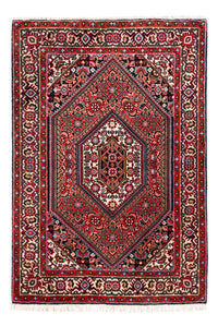 Alfombra persa - Bidjar - 98 x 68 cm - rojo