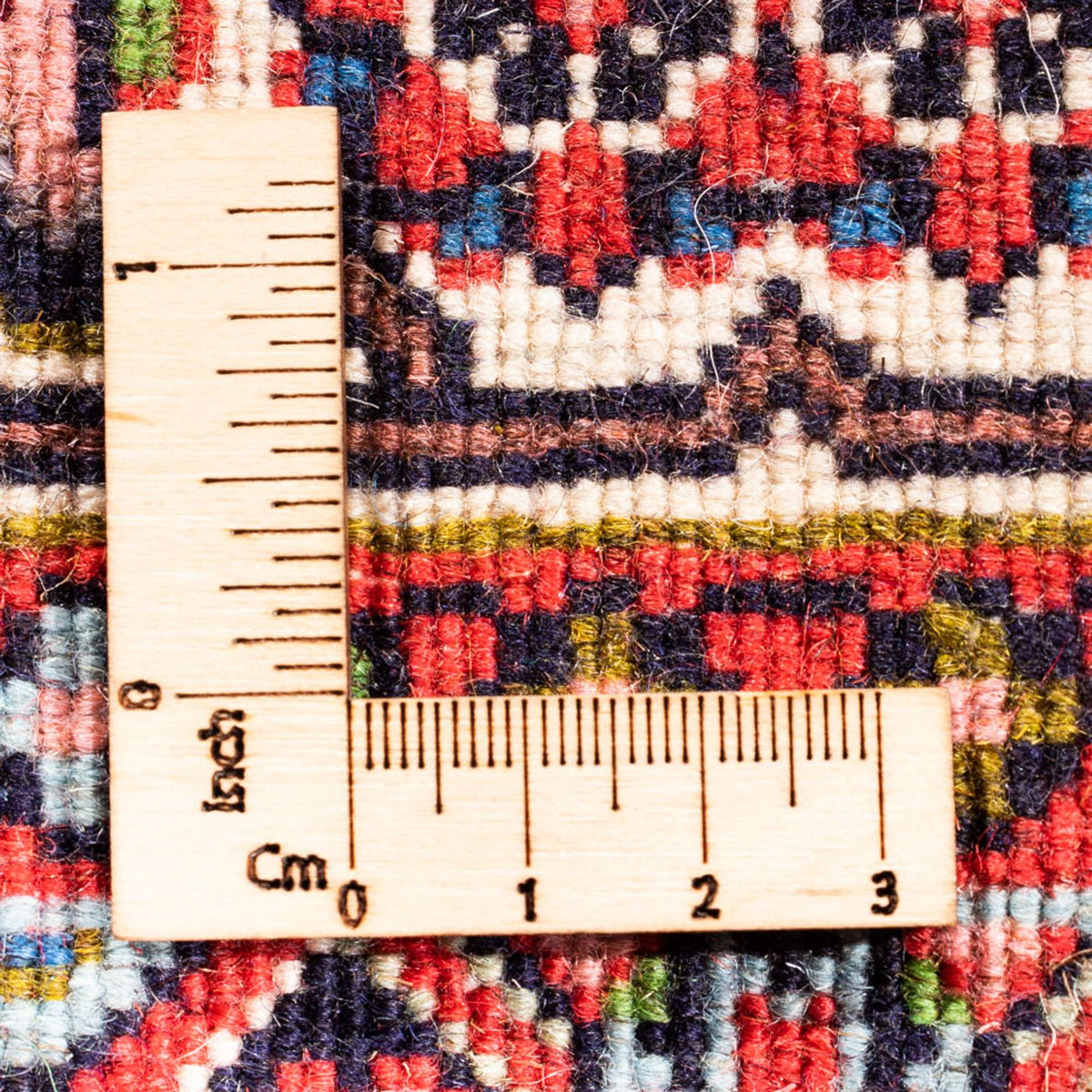 Alfombra persa - Bidjar - 98 x 68 cm - rojo