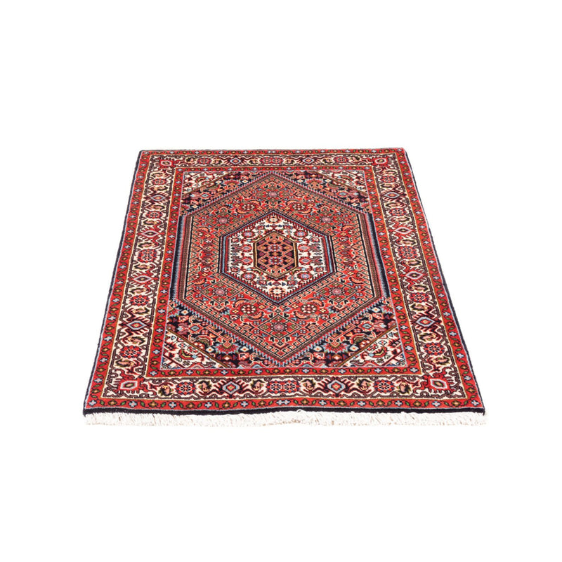 Alfombra persa - Bidjar - 103 x 70 cm - rojo