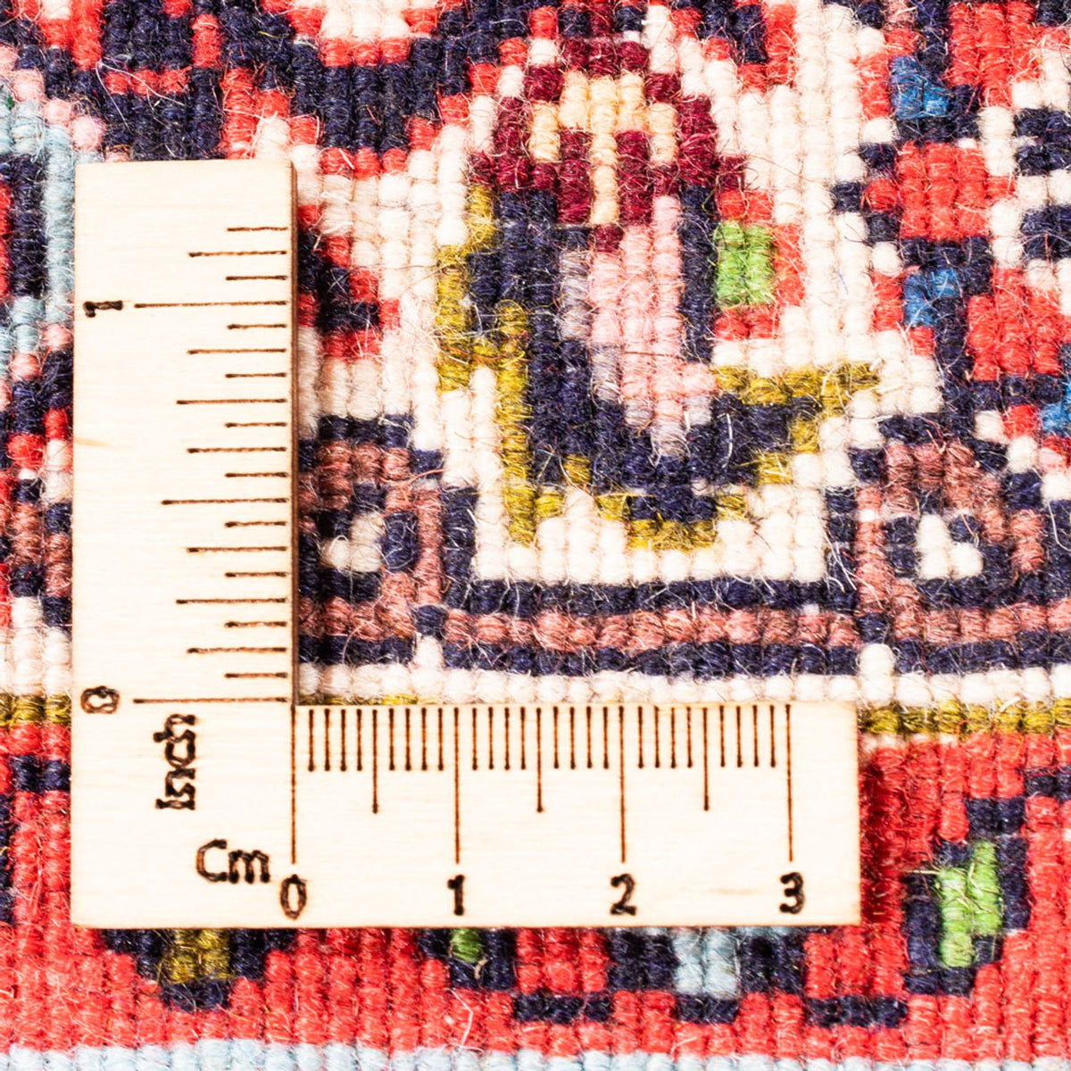 Alfombra persa - Bidjar - 103 x 70 cm - rojo