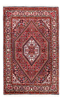 Alfombra persa - Bidjar - 104 x 72 cm - rojo