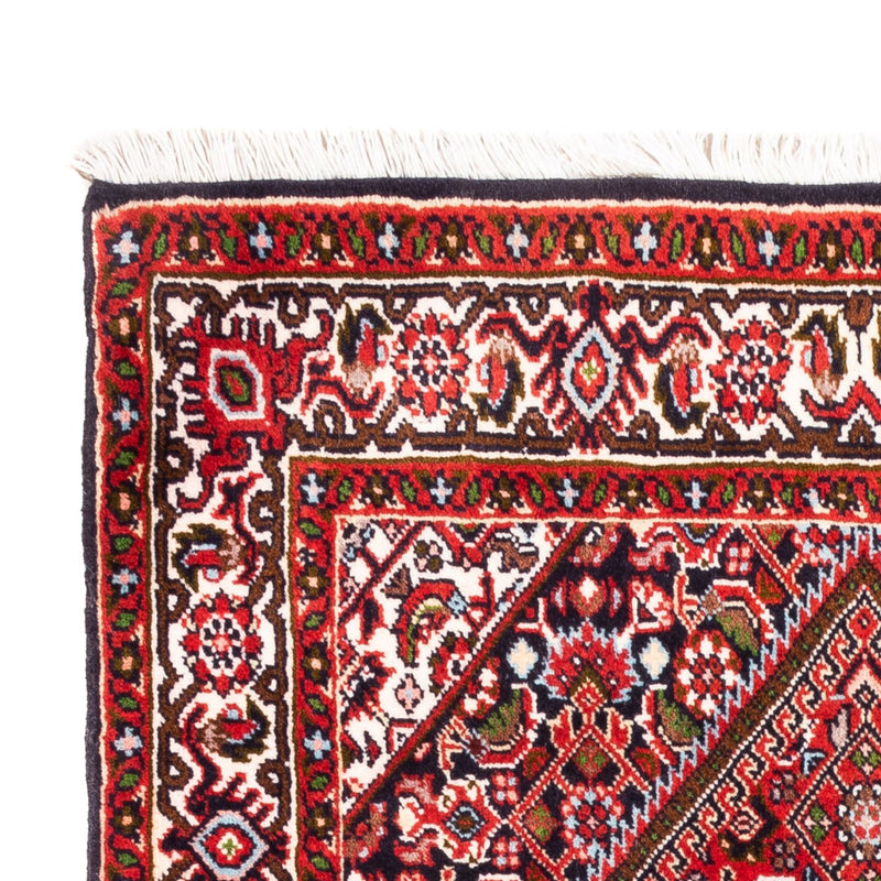Alfombra persa - Bidjar - 104 x 72 cm - rojo