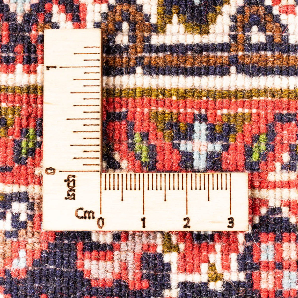 Alfombra persa - Bidjar - 104 x 72 cm - rojo