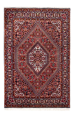 Alfombra persa - Bidjar - 100 x 68 cm - rojo