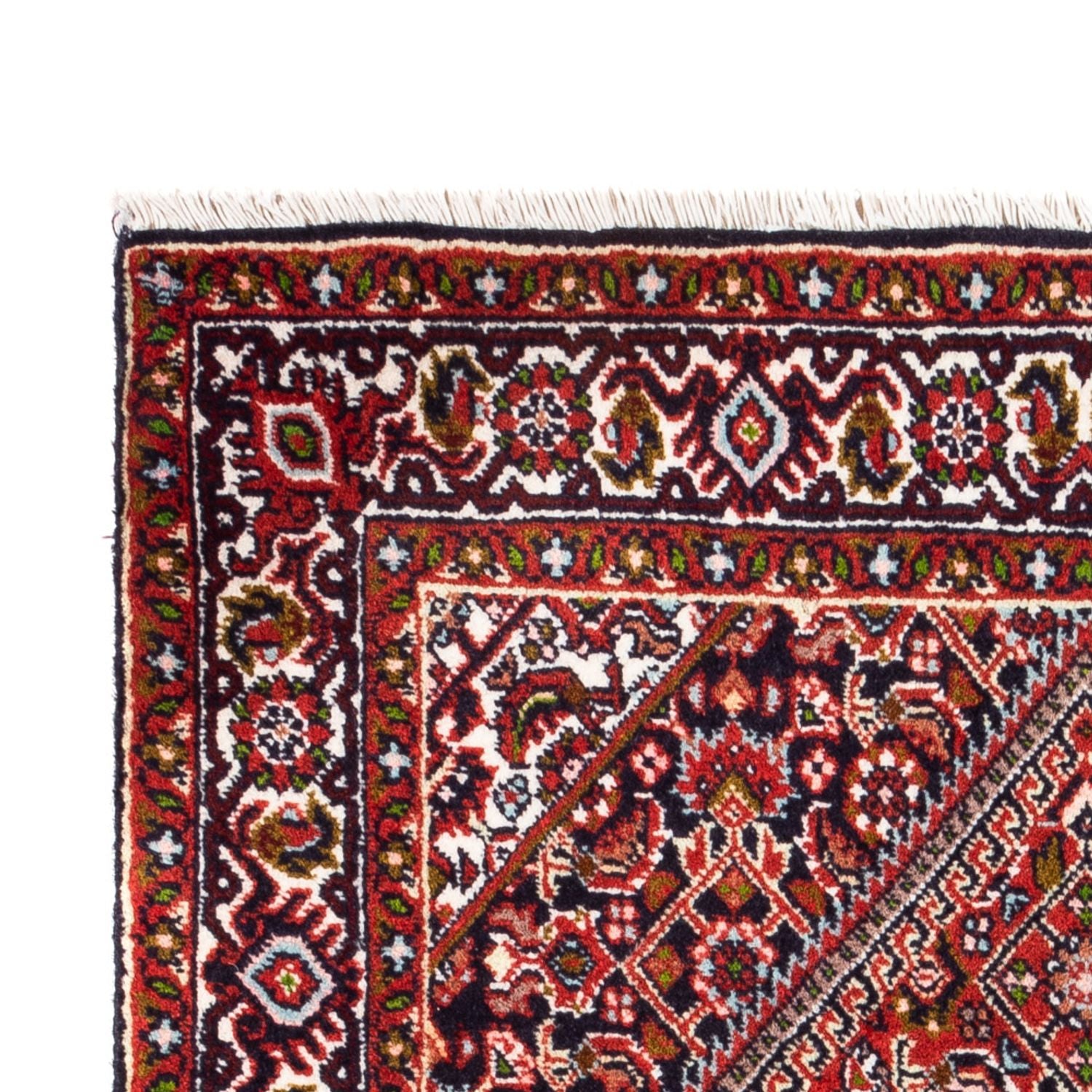 Alfombra persa - Bidjar - 100 x 68 cm - rojo
