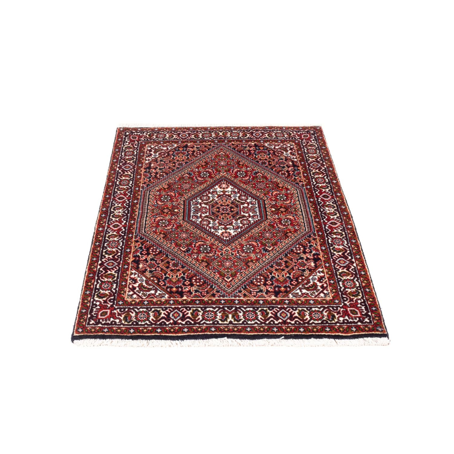 Alfombra persa - Bidjar - 100 x 68 cm - rojo