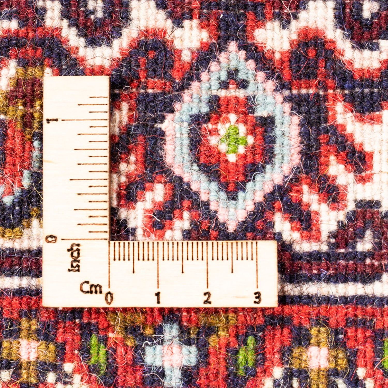 Alfombra persa - Bidjar - 100 x 68 cm - rojo