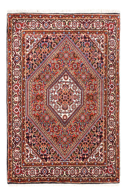 Alfombra persa - Bidjar - 90 x 70 cm - rojo