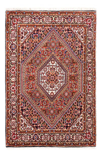 Alfombra persa - Bidjar - 90 x 70 cm - rojo