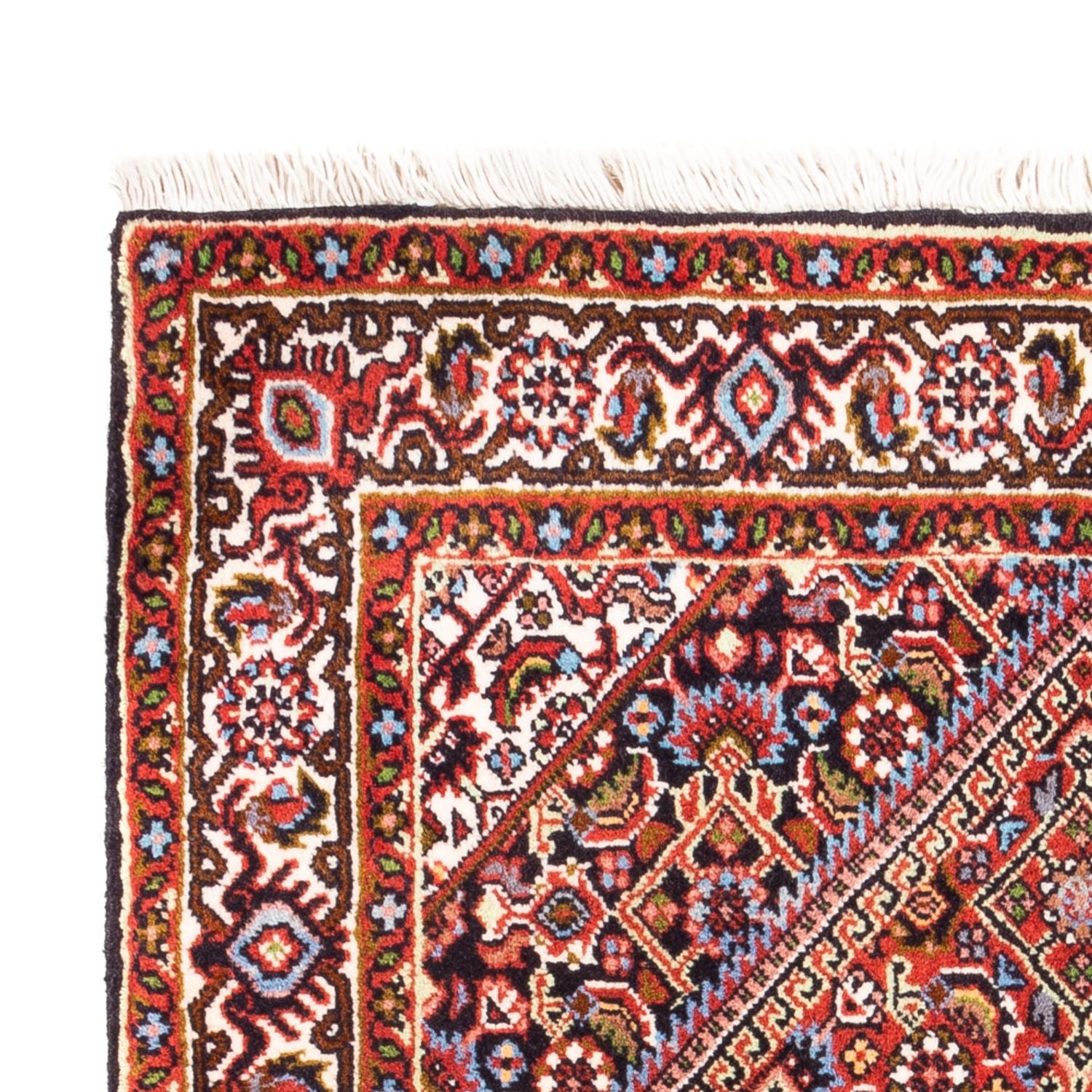 Alfombra persa - Bidjar - 90 x 70 cm - rojo
