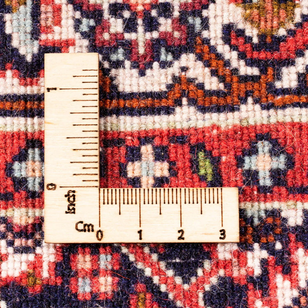 Alfombra persa - Bidjar - 94 x 72 cm - rojo