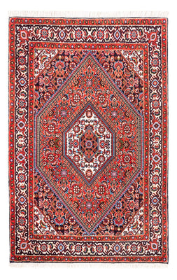 Alfombra persa - Bidjar - 104 x 70 cm - rojo