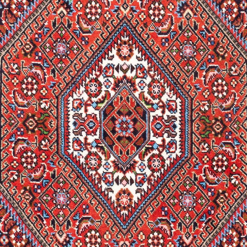 Alfombra persa - Bidjar - 104 x 70 cm - rojo