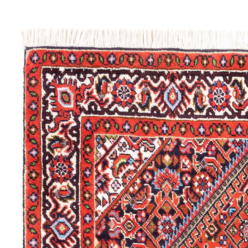 Alfombra persa - Bidjar - 104 x 70 cm - rojo