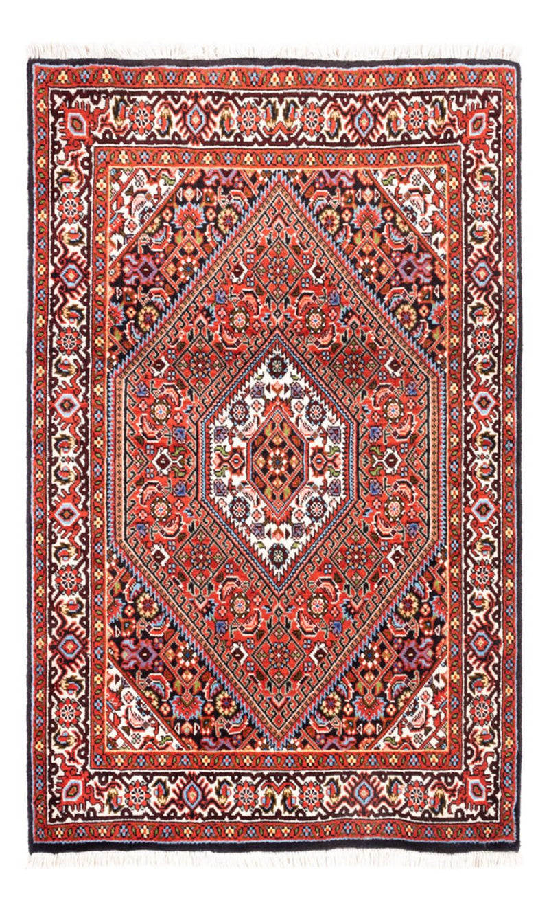 Alfombra persa - Bidjar - 104 x 69 cm - rojo