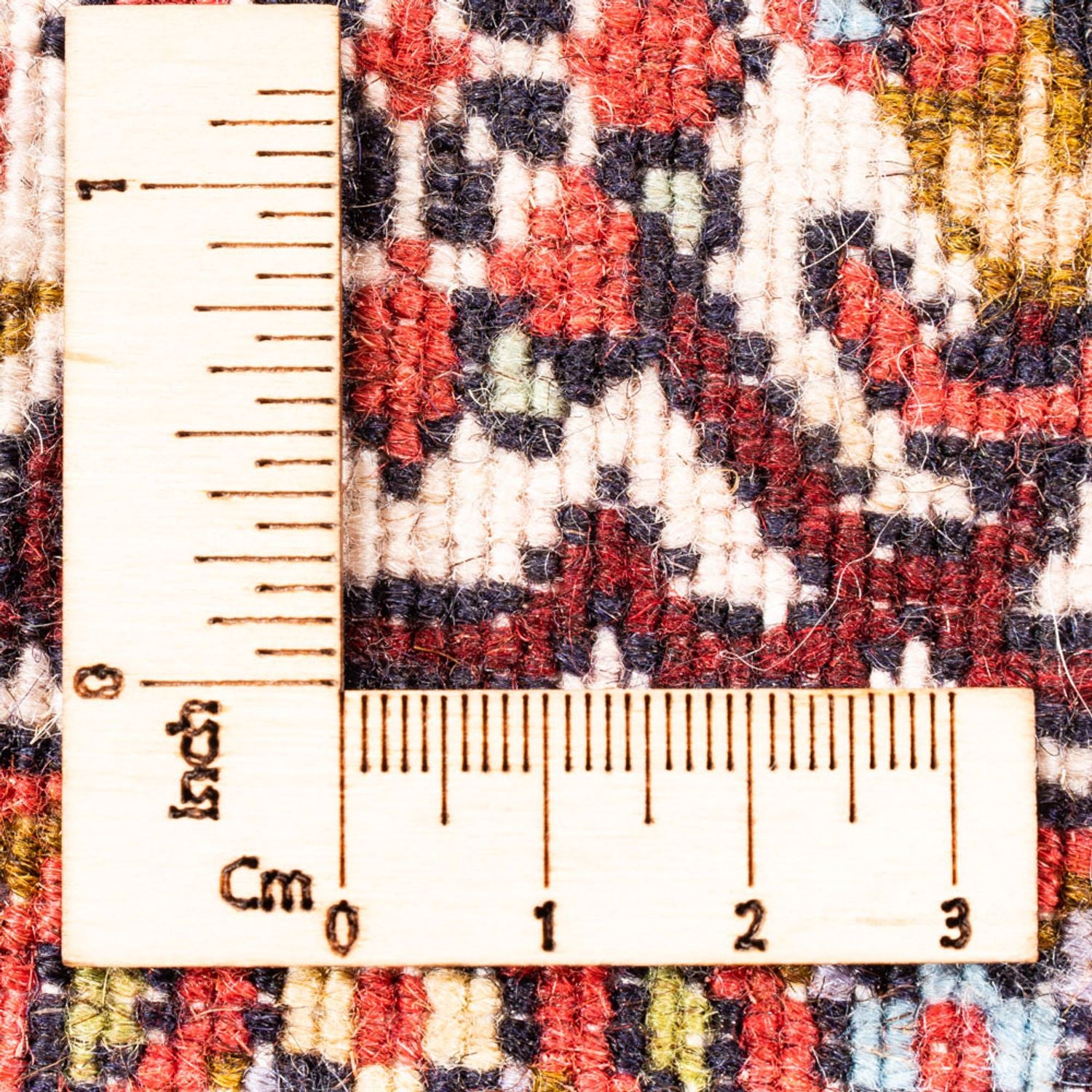 Alfombra persa - Bidjar - 104 x 69 cm - rojo