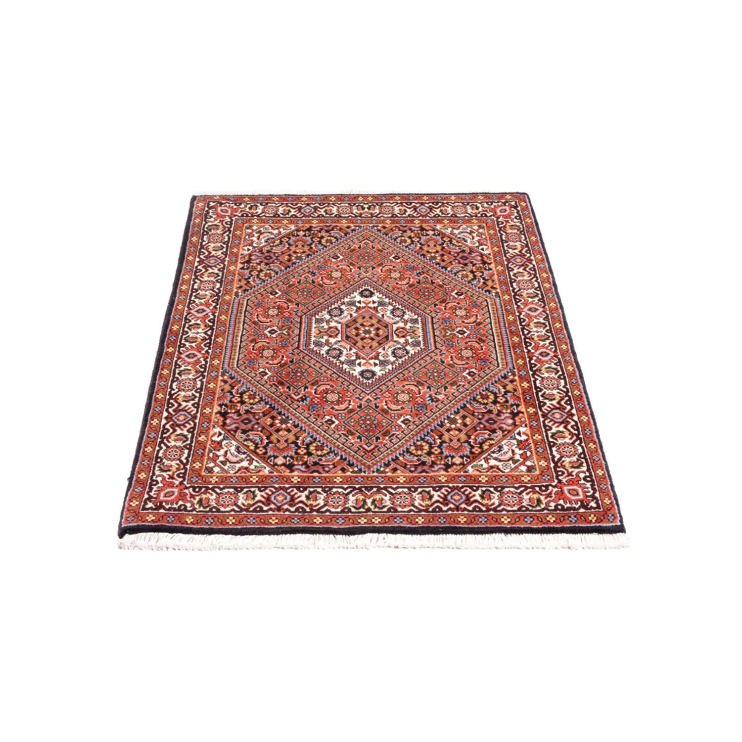 Alfombra persa - Bidjar - 105 x 70 cm - rojo