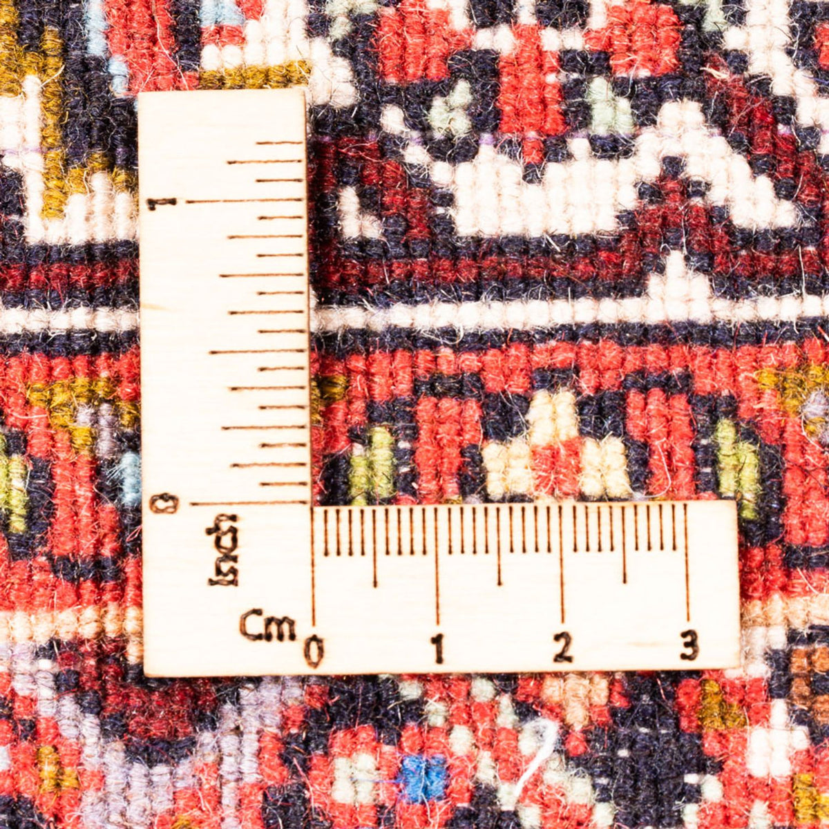 Alfombra persa - Bidjar - 105 x 70 cm - rojo