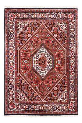 Alfombra persa - Bidjar - 104 x 74 cm - rojo