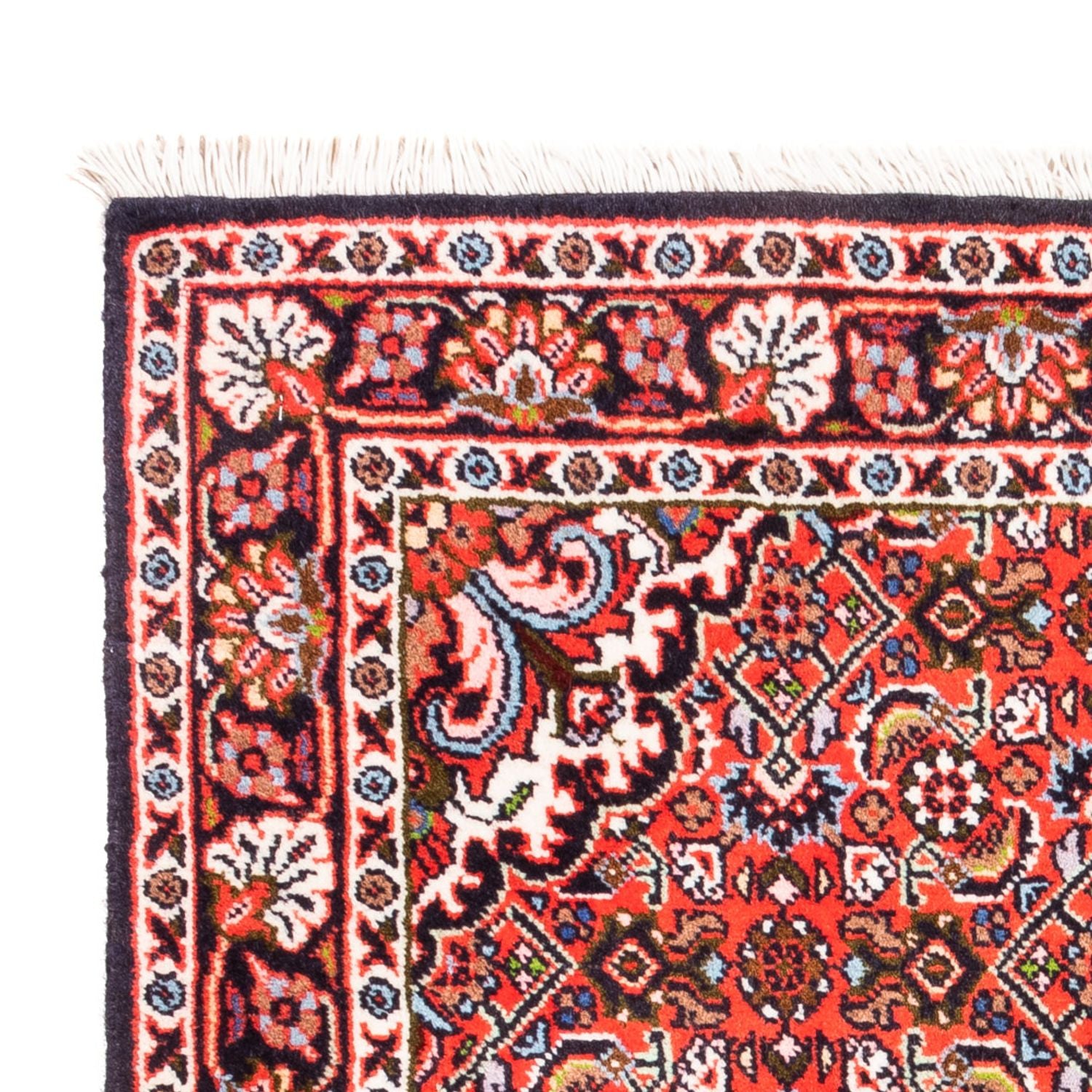Alfombra persa - Bidjar - 98 x 66 cm - rojo