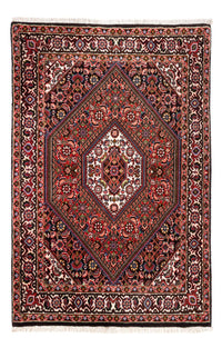 Alfombra persa - Bidjar - 98 x 70 cm - rojo
