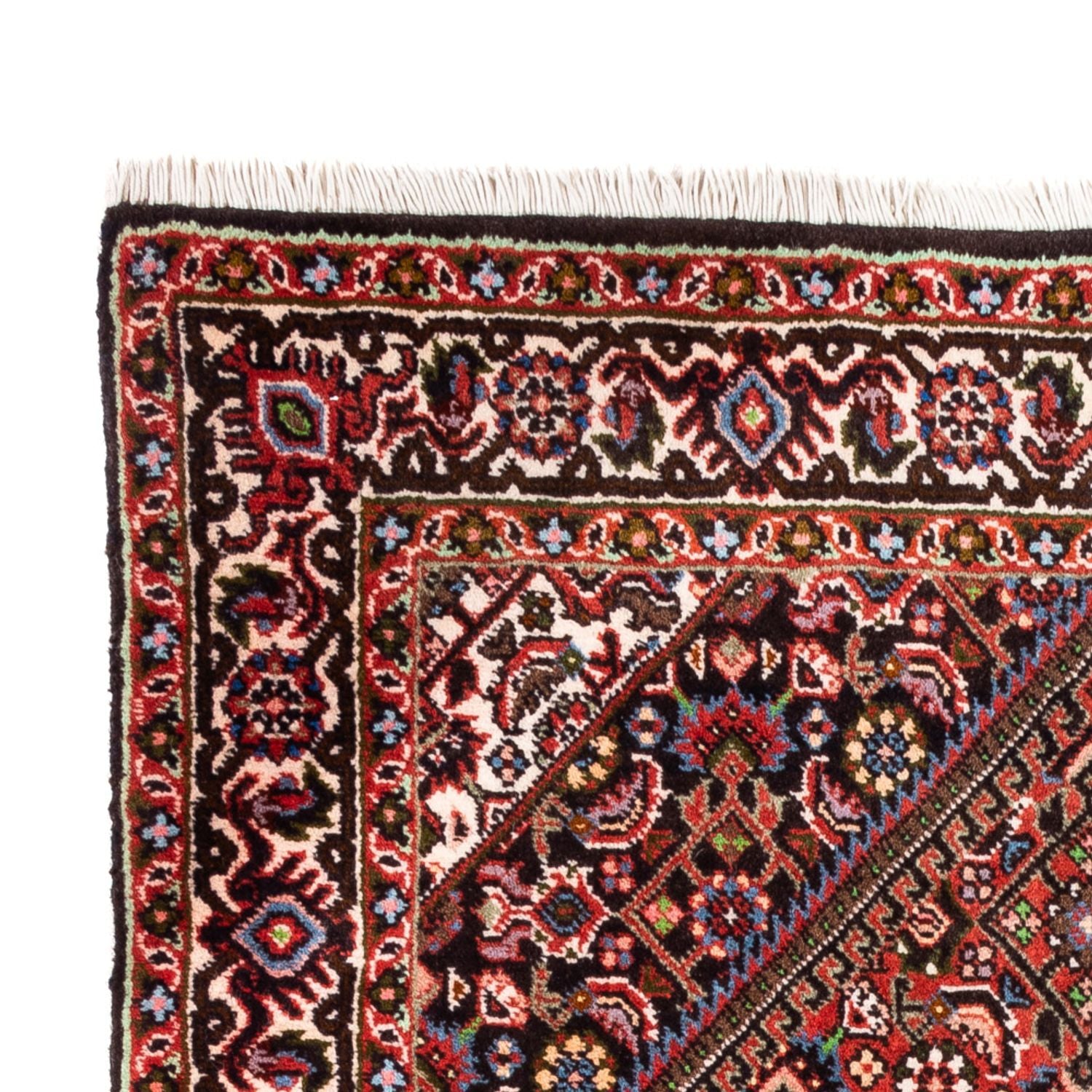 Alfombra persa - Bidjar - 98 x 70 cm - rojo